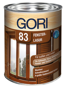 Gori 83 Fenster Lasur 2,5 lt Nussbaum seidenglanz